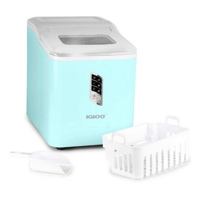 Igloo 26Lb Automatic Self-Cleaning Ice Maker Aqua