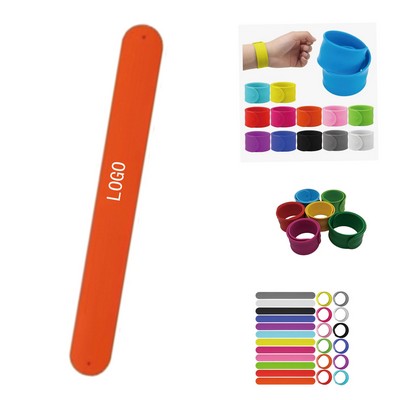 Silicone Slap Bracelets For Kids, Fun Wristbands, Durable Snap Bands