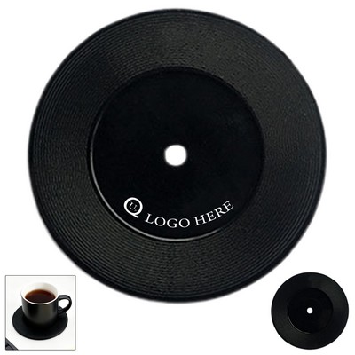 Mini Vinyl Record Coaster