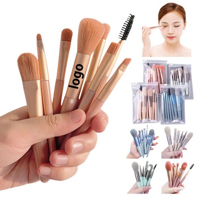 Custom 8-Piece Professional Makeup Brush Set