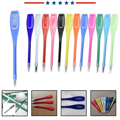 Square Handle Plastic Golf Pencils Clips