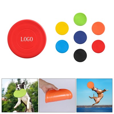 Soft Rubber Dog Flying Disc Toy