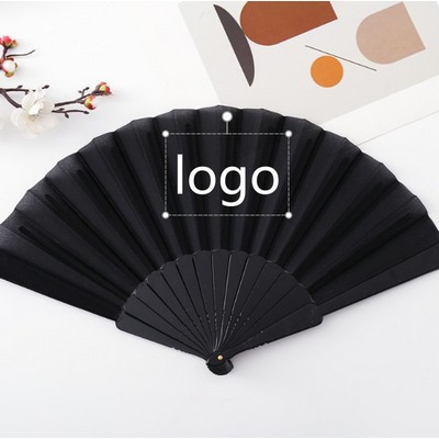 Plastic Folding Promotional Fan