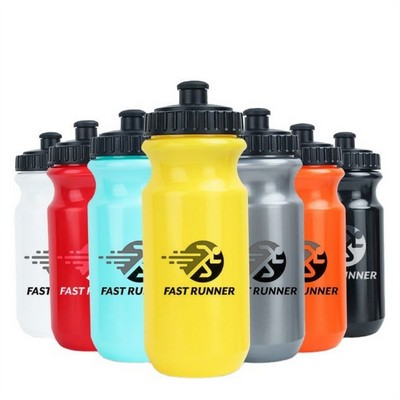 Sport Bottle with Push Pull Lid-Colors