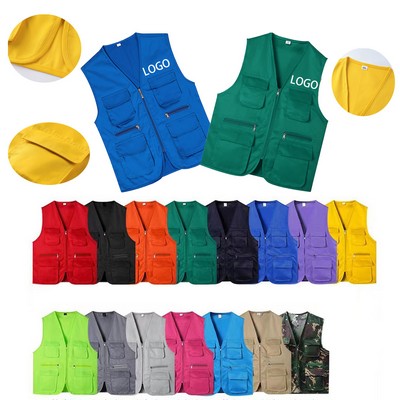 Multi-Pocket Work Clothes