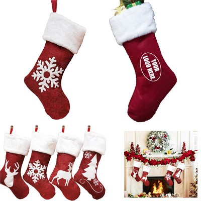 Christmas Ornament Stocking Gift Bag