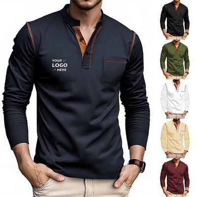 Men's Button Long-Sleeve Shirt