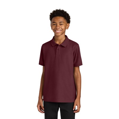 Port Authority® Youth Wearever Signature Pique Polo