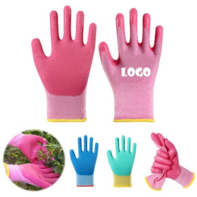 Kids Gardening Work Gloves for Age 5-7
