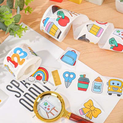 Back To School Stickers Roll