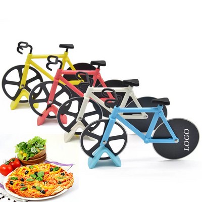 Bicycle Pizza Cutter W/ stand
