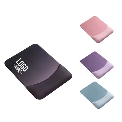 Minimalist Design Silicone Memory Foam Wrist Rest Mouse Pad