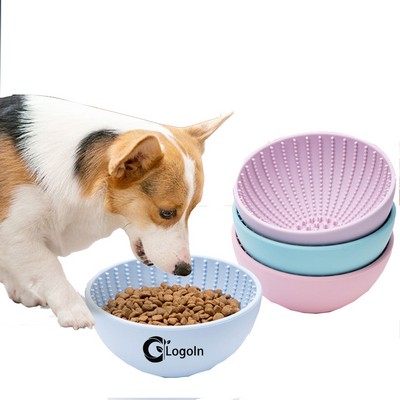 Silicone Dog Slow Feeder Bowl Interactive BPA-Free