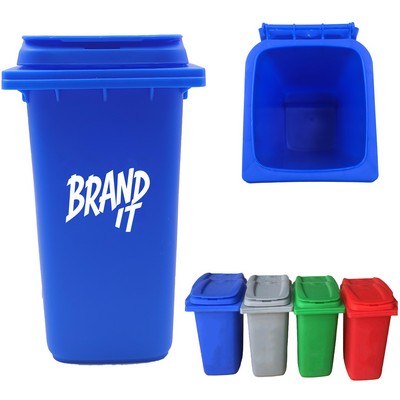 Trash Can Pen Holder Desk Organizer