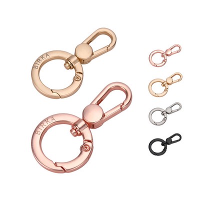 Brand Clip Swivel Keychain
