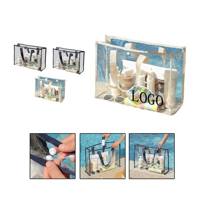 Large Clear PVC Beach Tote