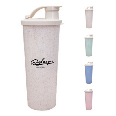 10oz Reusable Wheat Straw Bottle