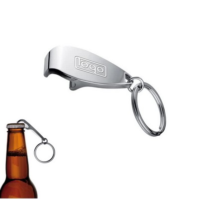 Zinc Alloy Bottle Opener with Key Chain