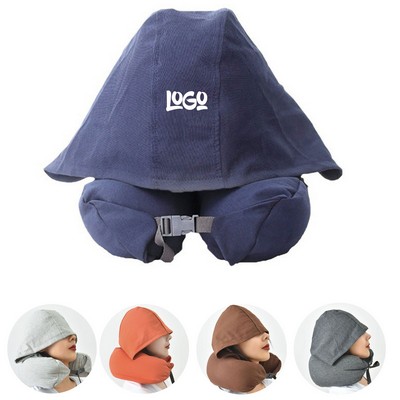 Hooded U Shape Sleeping Pillow