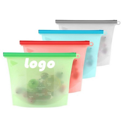 Eco-Friendly Reusable Silicone Food Pouch
