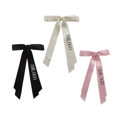 Decorative Ribbon Bows Ponytail Styling