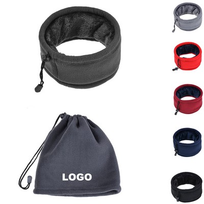 Drawstring Winter Thermal Neck Gaiter