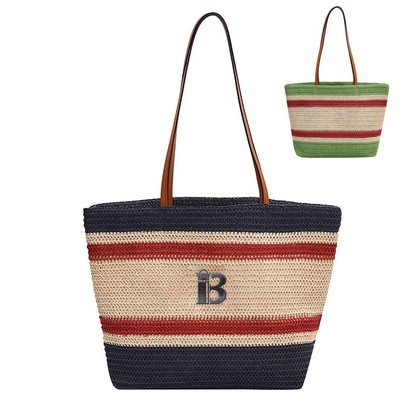 Eco Friendly Weave Lady Versatile Tote Bag
