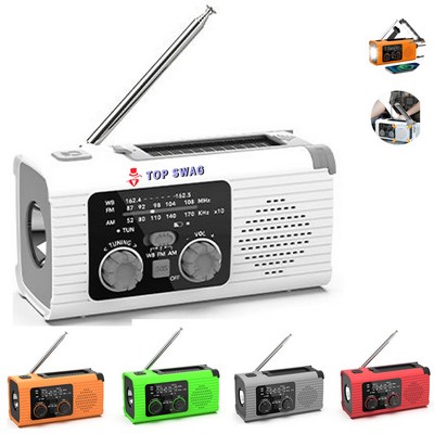 Weather Alert Radio Solar Charging