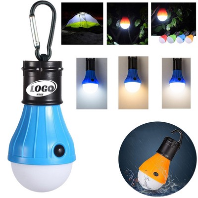 Durable Plastic Tent Bulb with Carabiner Clip