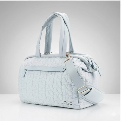 Quilted Maternity Diaper Bag Large Capacity Baby Stroller Organizer Travel Mommy Bag Outdoor