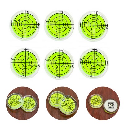 Travel Trailer Turntable Camera Tripod Circular Bubble Spirit 32mm RV Standard Levels Tool