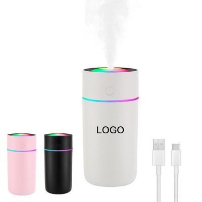 320ml Portable Small Personal Desk Mist Air Humidifier Vehicle Humidifier with USB Powered
