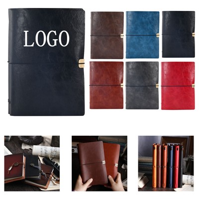 Retro Copper Buckle Notebooks