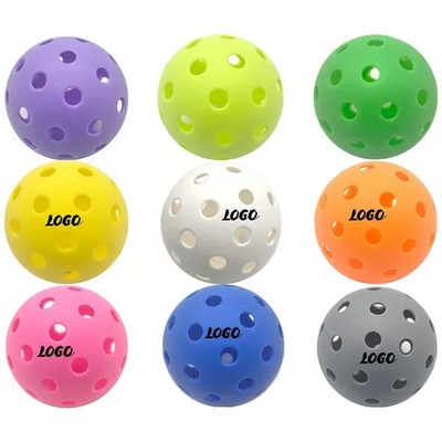 Multicolor 40-Hole Outdoor Pickleball Ball