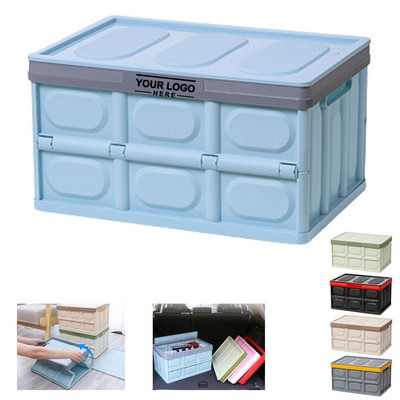7.9-Gallon Folding Storage Box with Lid