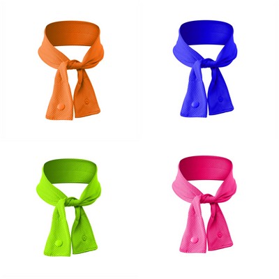 Summer cooling scarf