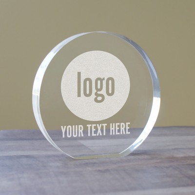 Personalized Corporate Logo Round Acrylic Keepsake