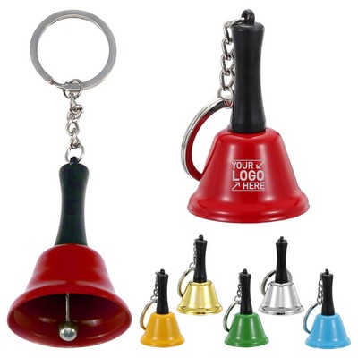 Mini Metal Handbell with Keychain for Wedding Classroom or Service