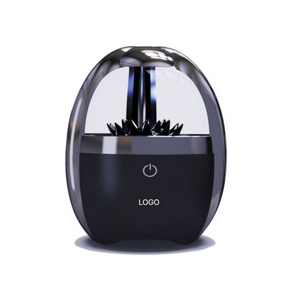 Colorful Portable Outdoor Bluetooth Speaker with Whale Style Ferrofluid Display