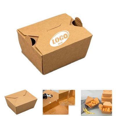 Disposable Kraft Takeout Box Food Container