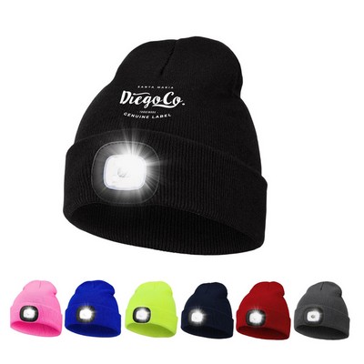 Hand-free LED Beanie