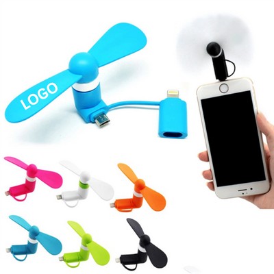 Portable USB Cellphone Fan