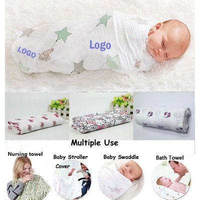 Muslin Cotton Baby Swaddle Blanket