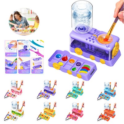 ABS Plastic Water Circulation Rinser Drain Brush Holder