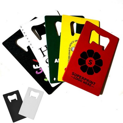 Stainless Steel Credit Card Bottle Opener