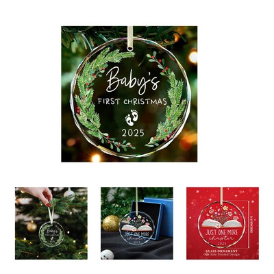 Crystal Christmas Tree Hanging Ornament