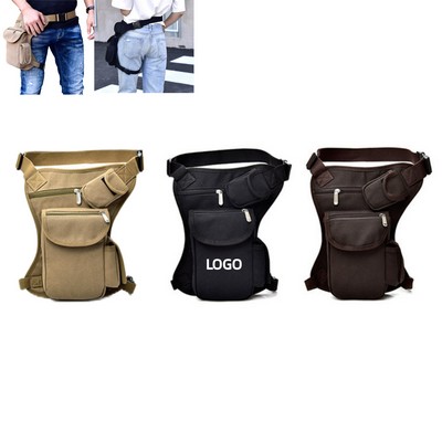 Canvas Multi-Functional Side Cycling Leg Bag