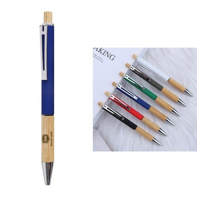 Bamboo Metal Gel Pen