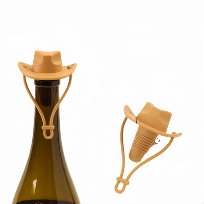 Cowboy Hat Silicone Wine Stopper