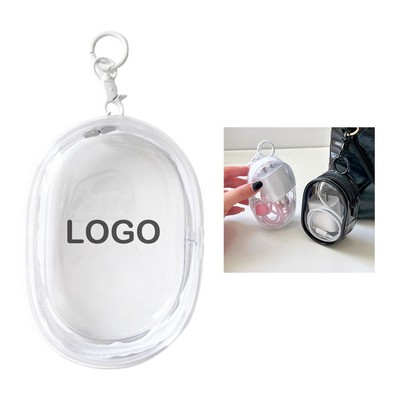 PVC Earbud Keychain Case